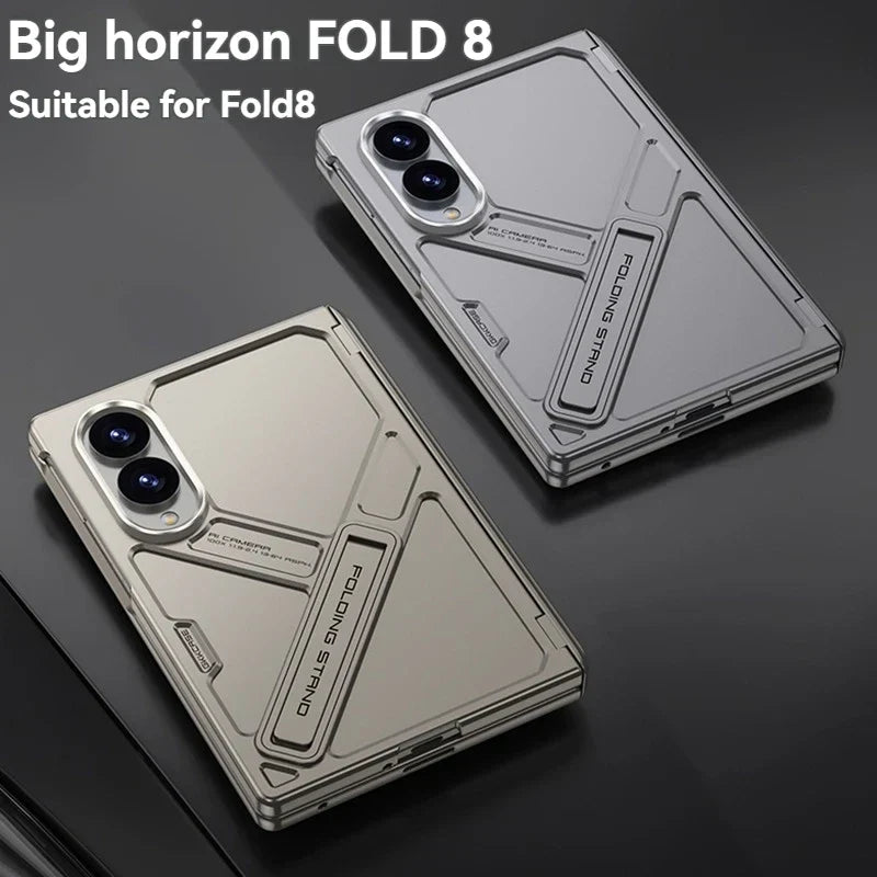 Armor Stand Case with Glass for Samsung Galaxy Z Fold 8 / 7 / 6