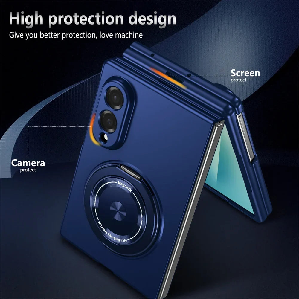 Armor Stand Case with Glass for Samsung Galaxy Z Fold 8 / 7 / 6 7